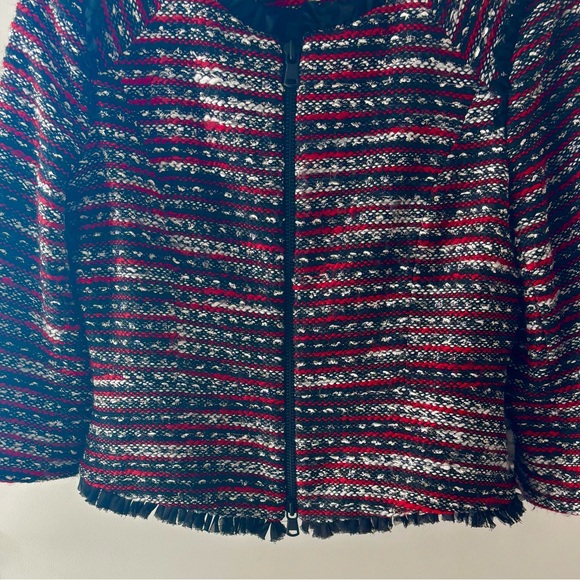 Milly Embellished Tweed Jacket 12 - Picture 4 of 9